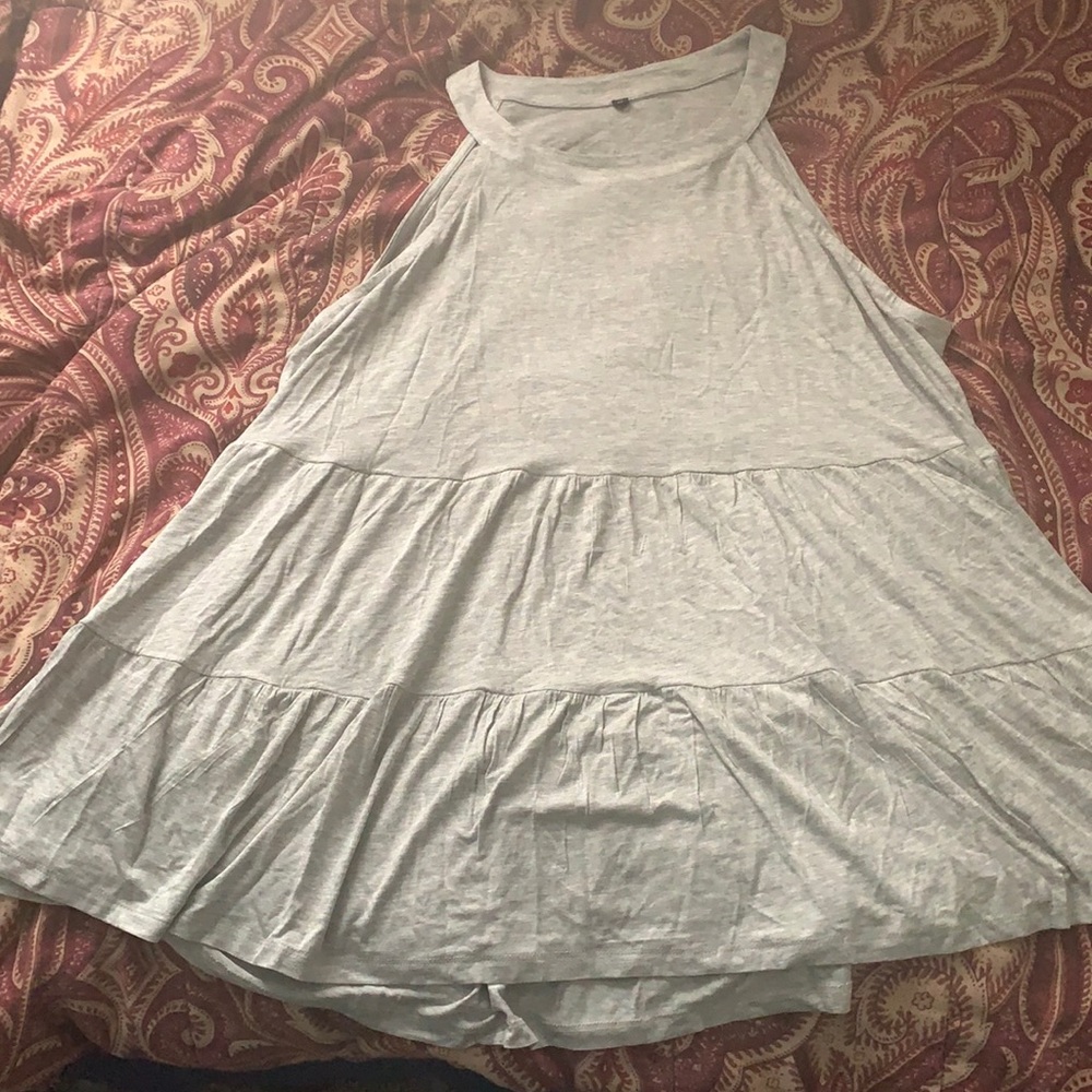 Gray plus size t-shirt